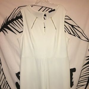 Sexy Ivory Jumpsuit 3x nwot